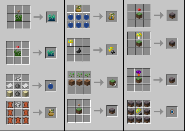 Крафтим блоки