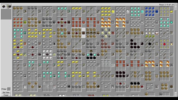 Таблица крафта майнкрафт
