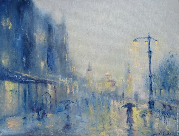 Дождь в живописи