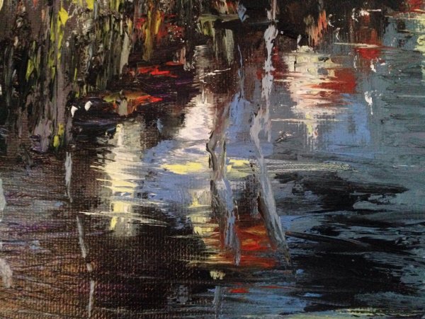 Под дождем живопись