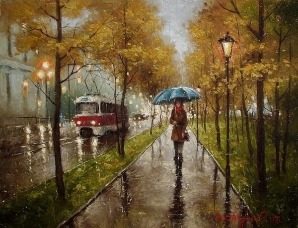 Художник Виктор Гредасов. Осень