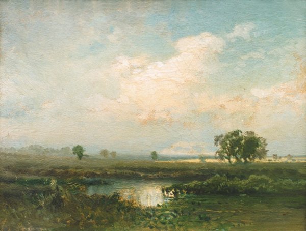 Ф.А. Васильев. Мокрый луг. 1872.