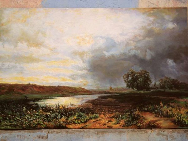 Ф.А. Васильев. Мокрый луг. 1872.