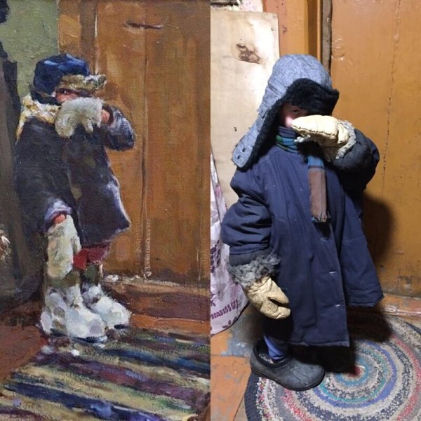 «Нагулялся», художник Козлов Виктор Петрович