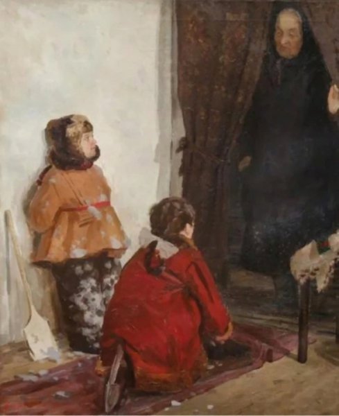 Николай Барченков (1918-2002) маленькая хозяйка 1948