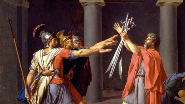 Давид клятва горациев 1784