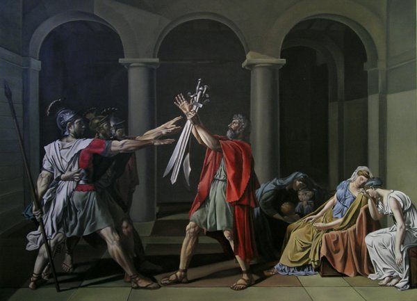 Жак Луи Давид (1748–1825). «Клятва горациев