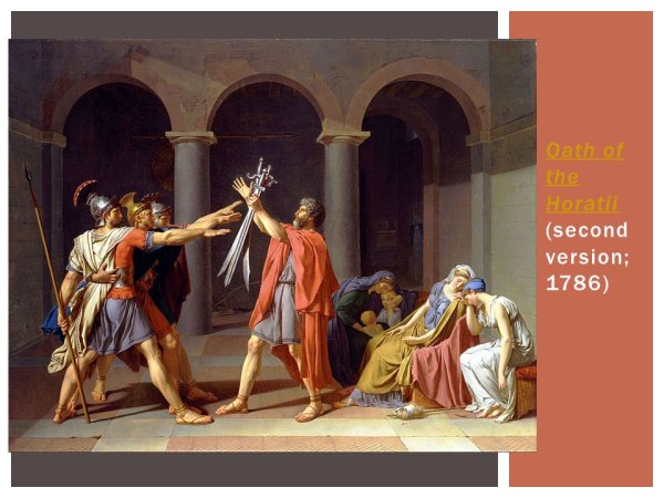 «Клятва горациев» (1784 г.)