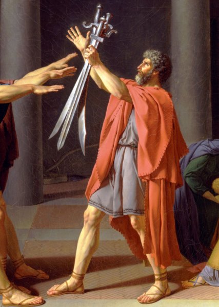 Давид клятва горациев 1784