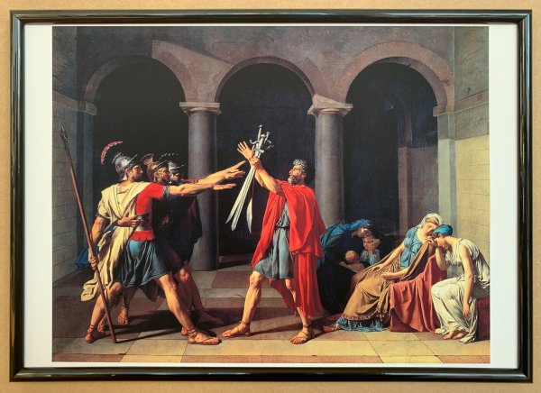 Клятва горациев Жак Луи Давид 1784