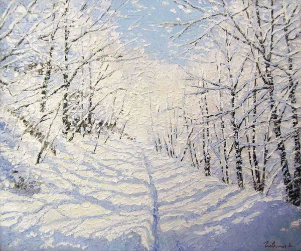 Евгений Гавлин зимние пейзажи
