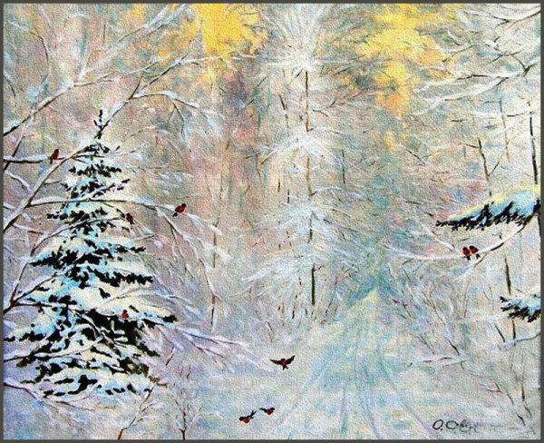 Картины снег