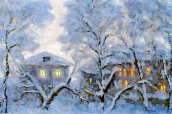 Евгений Гавлин зимние пейзажи