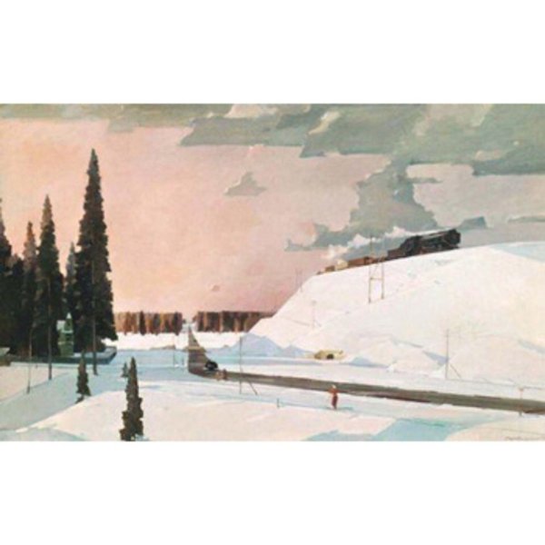 Георгий Нисский "Подмосковье. Февраль" (1957)