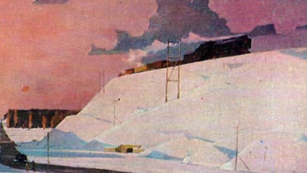 Нисский художник февраль Подмосковье