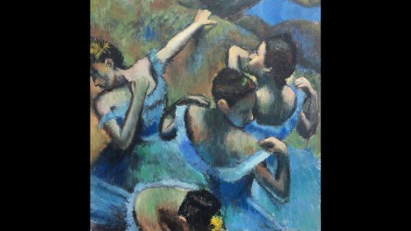 Дега голубые танцовщицы