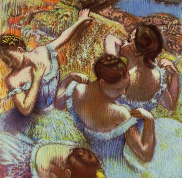 Дега голубые танцовщицы