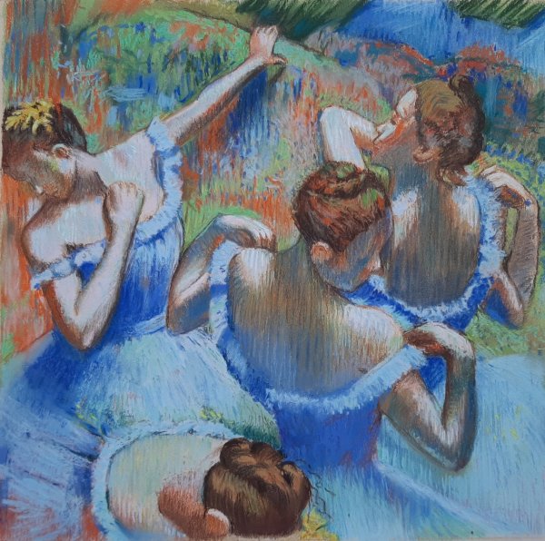 Эдгар Дега голубые танцовщицы 1897