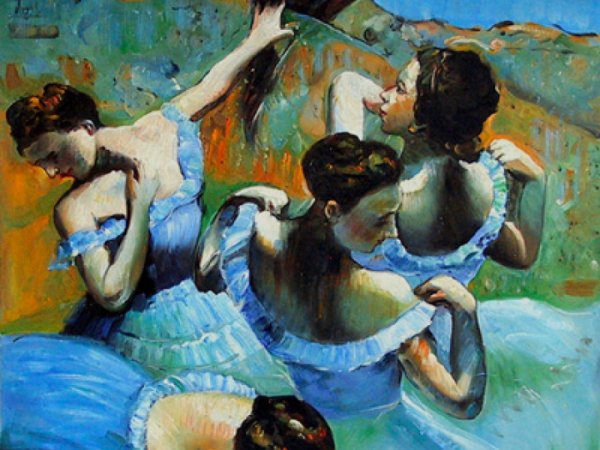 Эдвард Дего голубые танцовщицы