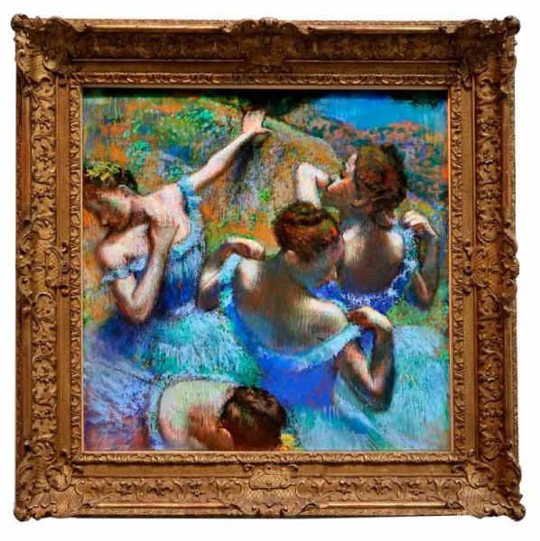 Эдгар Дега Импрессионизм голубые танцовщицы