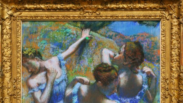 «Голубые танцовщицы» (1898) Дега