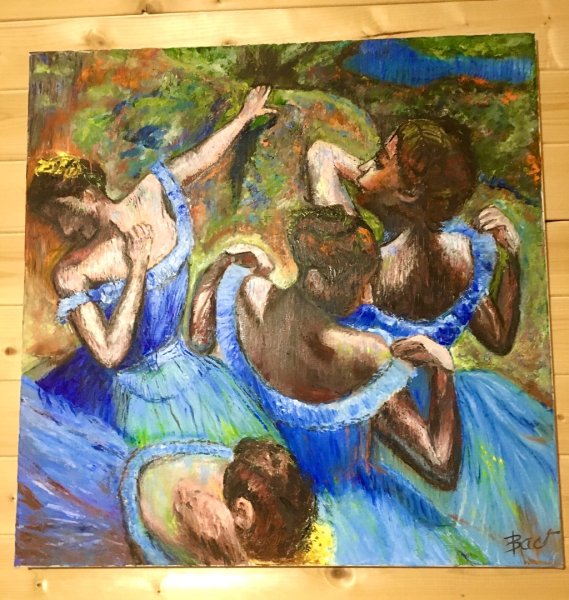 Эдгар Дега голубые танцовщицы