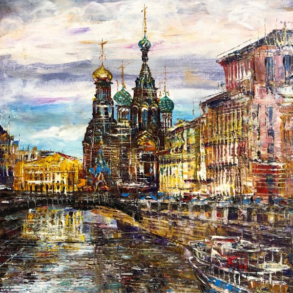 Художник живопись храм Спаса на крови в Санкт-Петербурге