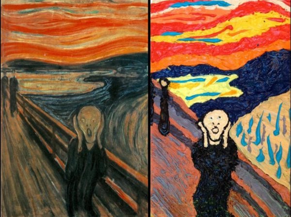 Перуанская Мумия крик Мунка