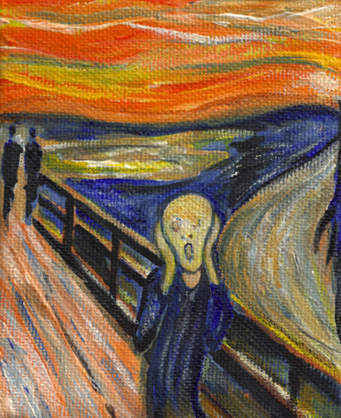 Гомер симпсон картина Мунк