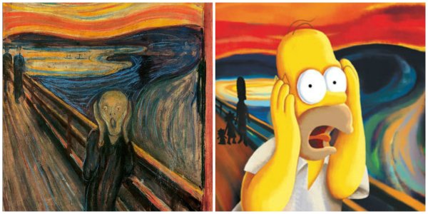 Эдвард Мунк крик пародии