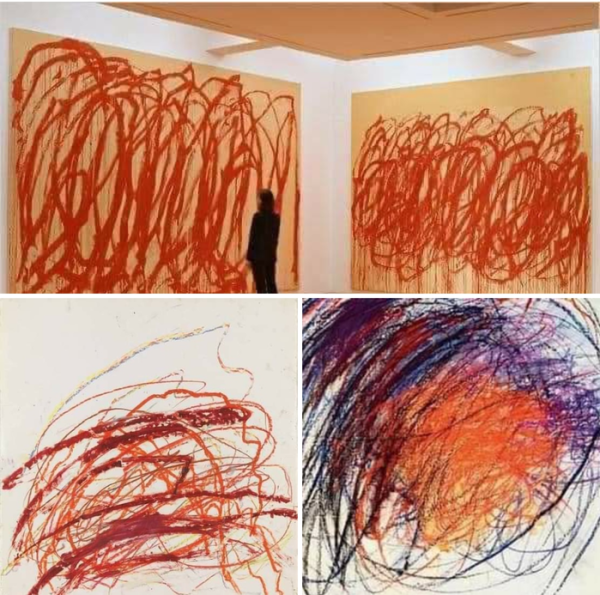 Картины художника современности сая Твомбли.