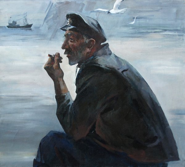 Тивадар Костка Чонтвари старый Рыбак 1902