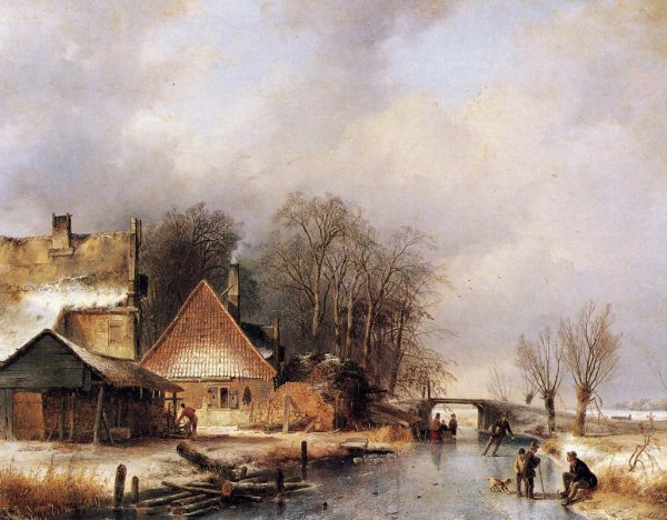 Андреас Схелфхаут художники-пейзажисты Нидерландов