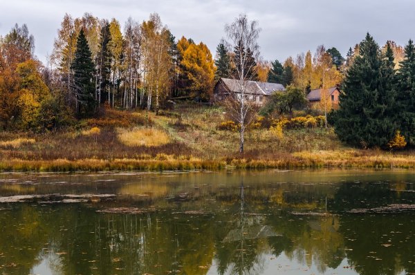 Поленов осень в Абрамцево