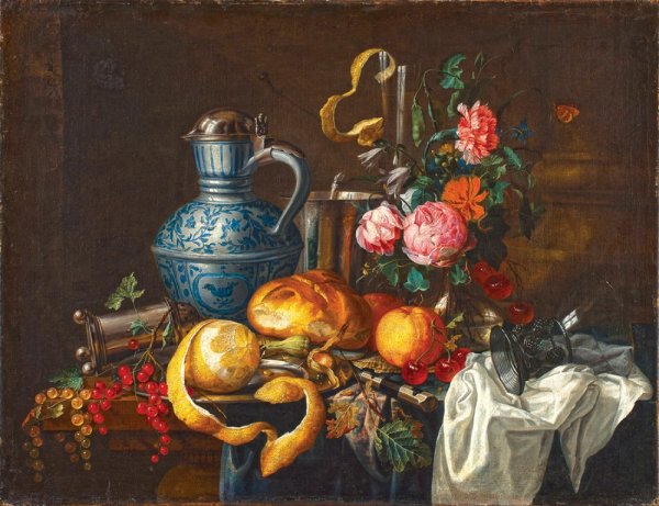Ян Давидс де Хем натюрморт