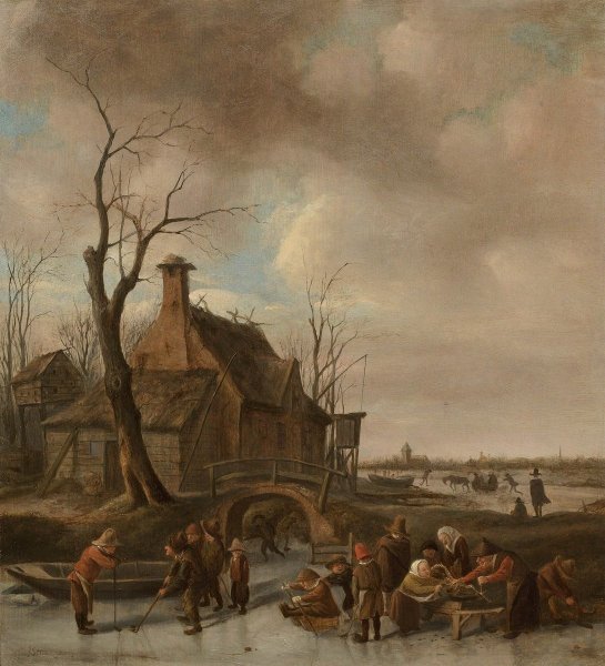 Ян стен. «Бургомистр Делфта и его дочь», 1671