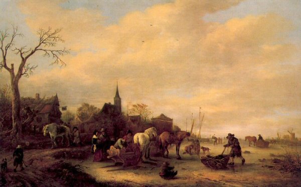 Исаак Ван Остаде пейзаж