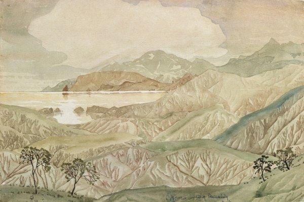 Максимилиан Волошин акварели