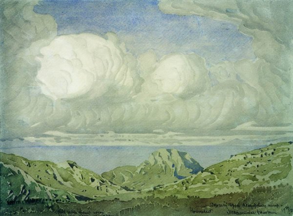 Максимилиан Волошин акварели