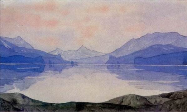 Максимилиан Волошин Коктебель акварель