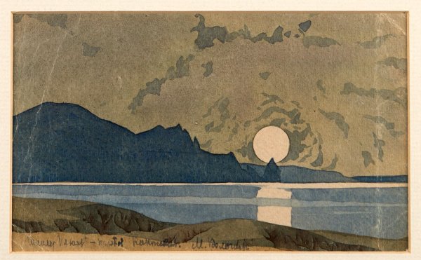 Максимилиан Волошин акварели