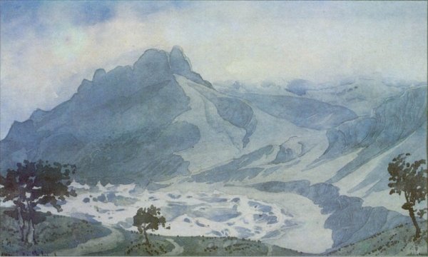 Максимилиан Волошин акварели