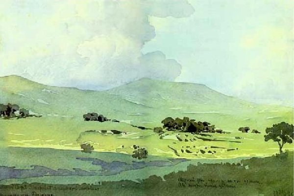 Волошин акварели Коктебель