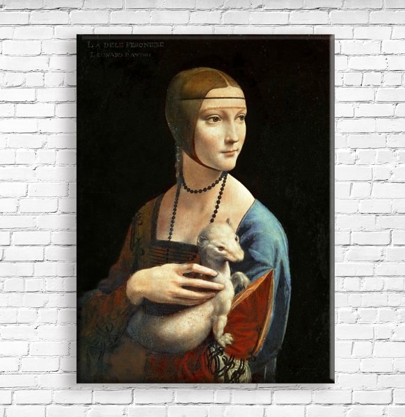 Дама с горностаем портрет Чечилии Галлерани 1490