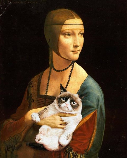Леонардо да Винчи дама с горностаем портрет Чечилии Галлерани