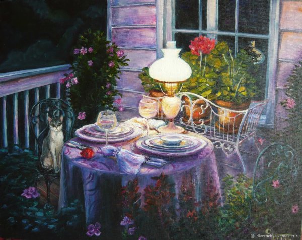 Вечер на террасе