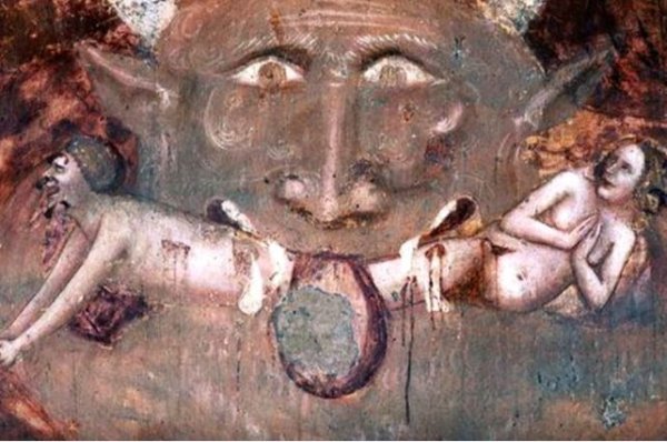 Путин на итальянской фреске