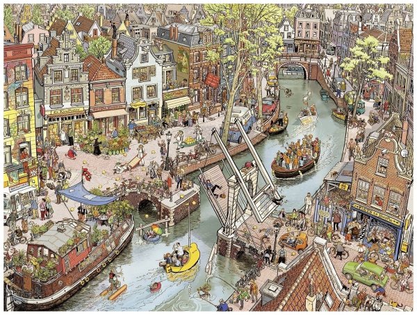 Пазл львиная семья