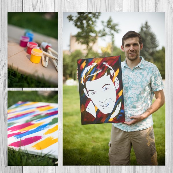 Флип арт портрет