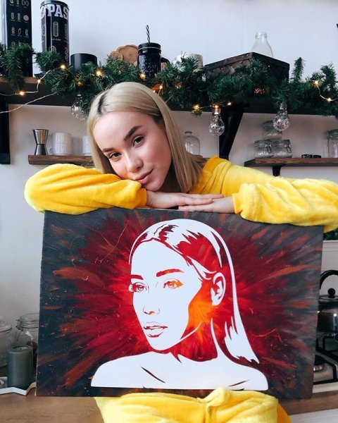 Картина которую раскрашиваешь сам